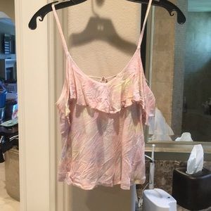 Urban outfitters baby pink crop top tank